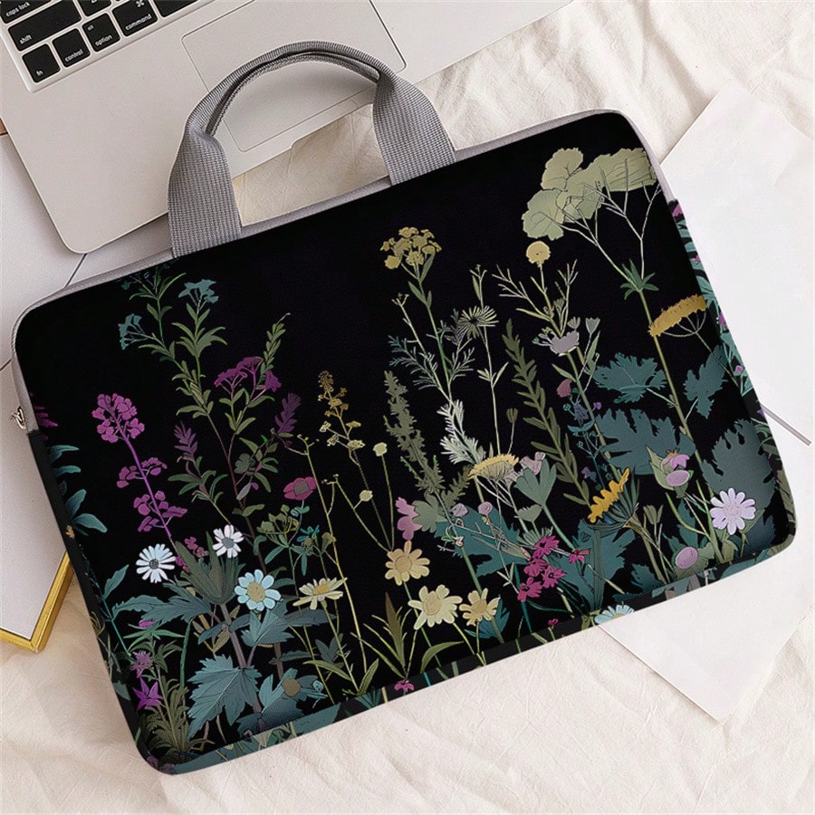 Best Tablet Accessories - Plant Pattern Printed Laptop Sleeve, Laptop