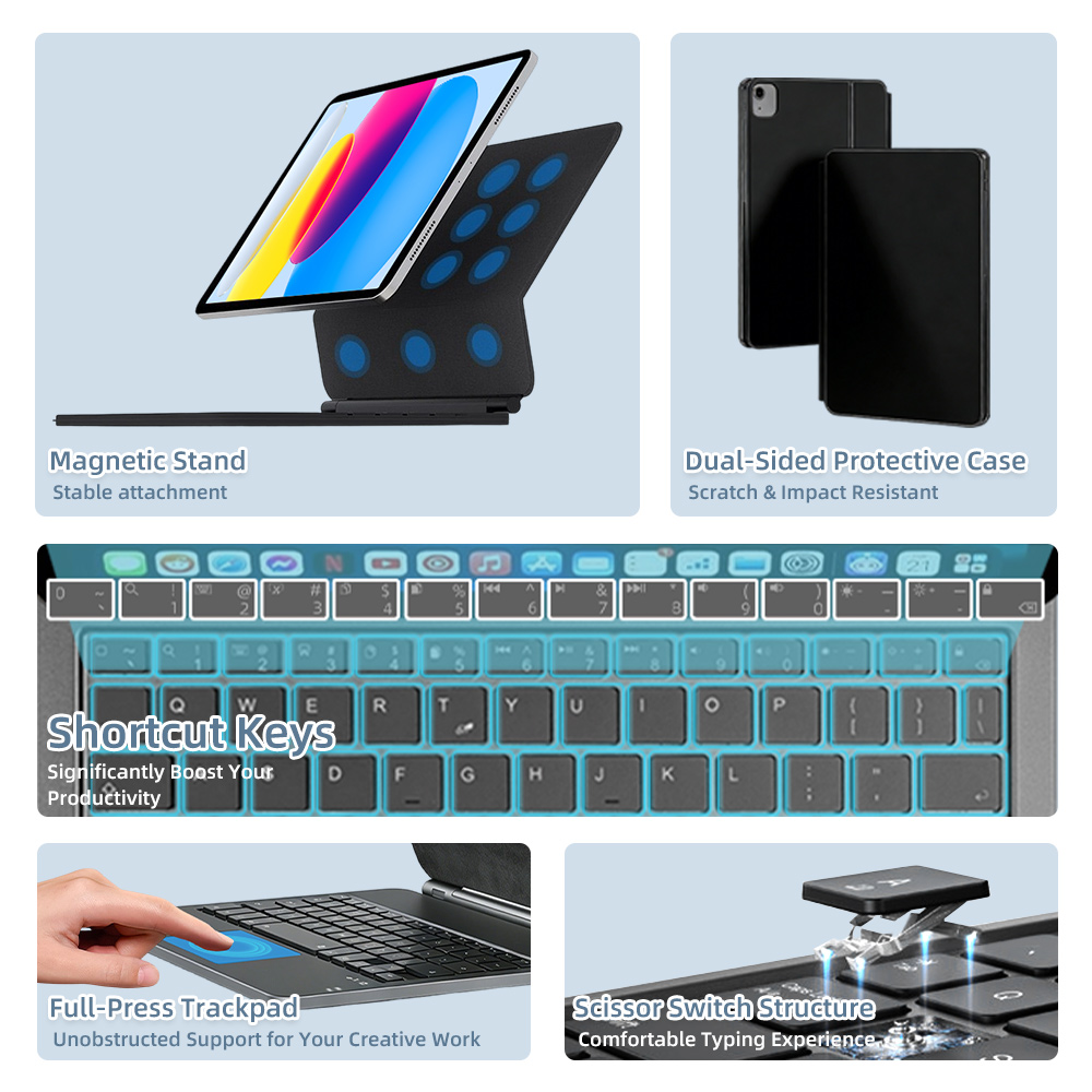 2026 Magic Keyboard with Bluet – Tablet Ipad Accessories Bewertung und Preis