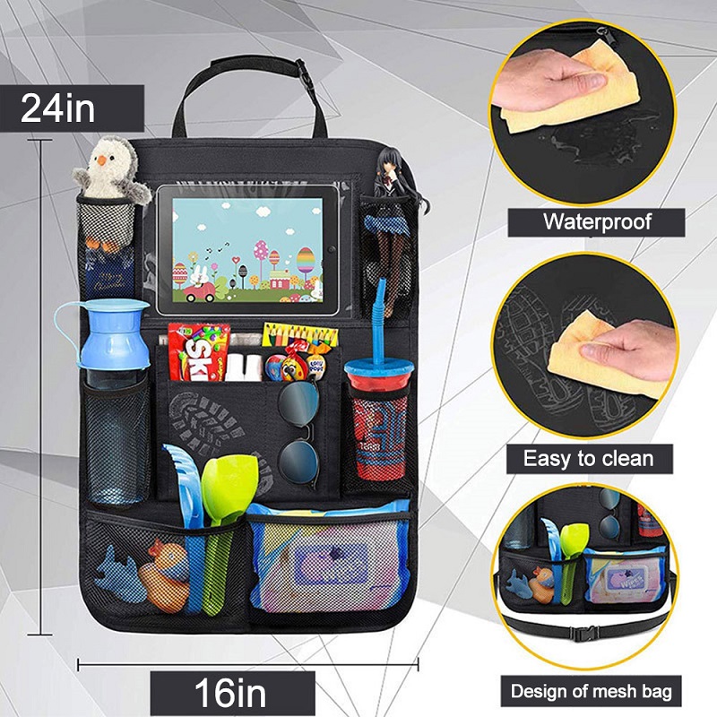 Car Backseat Organizer with To – Tablet And Accessories Bag Bewertung und Preis