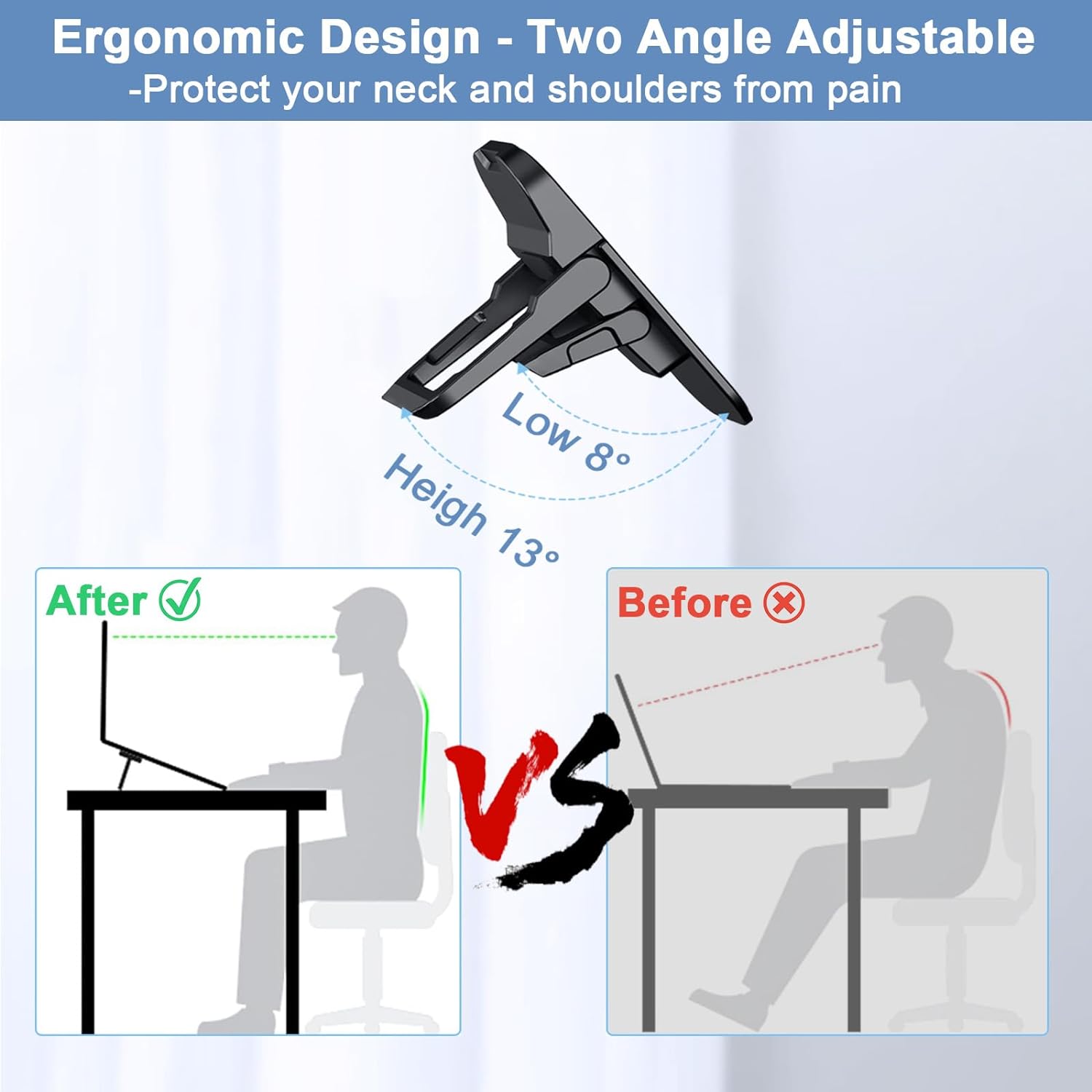 2PCS Portable Foldable Laptop  – Cooling Stand Tablet Bewertung und Preis