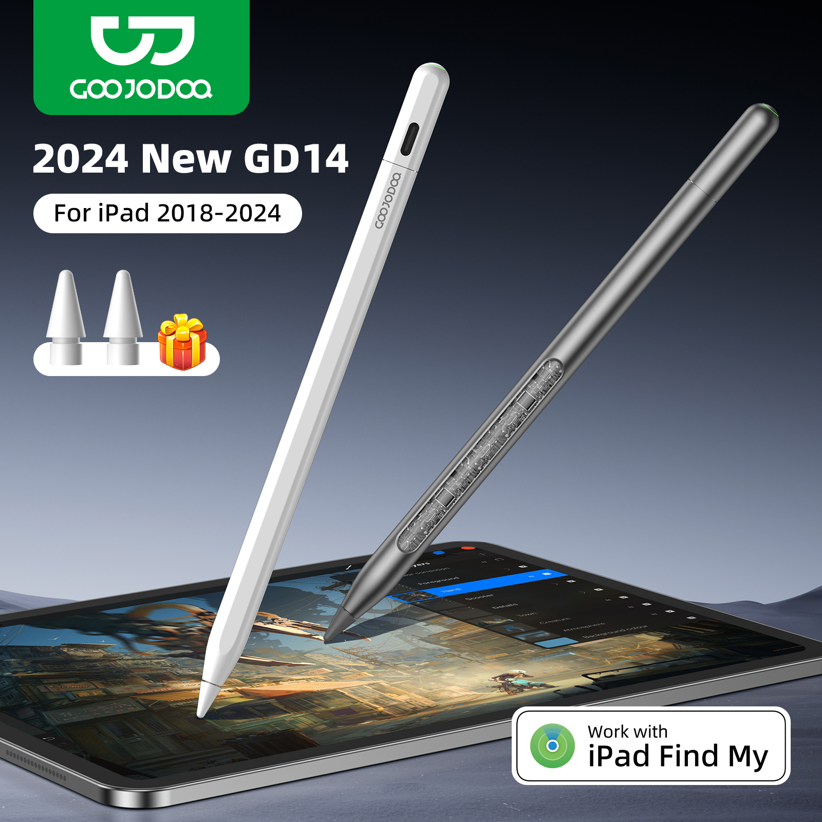 GOOJODOQ GD14 Stylus Pen For A – Tablet Accessories Kids Bewertung und Preis