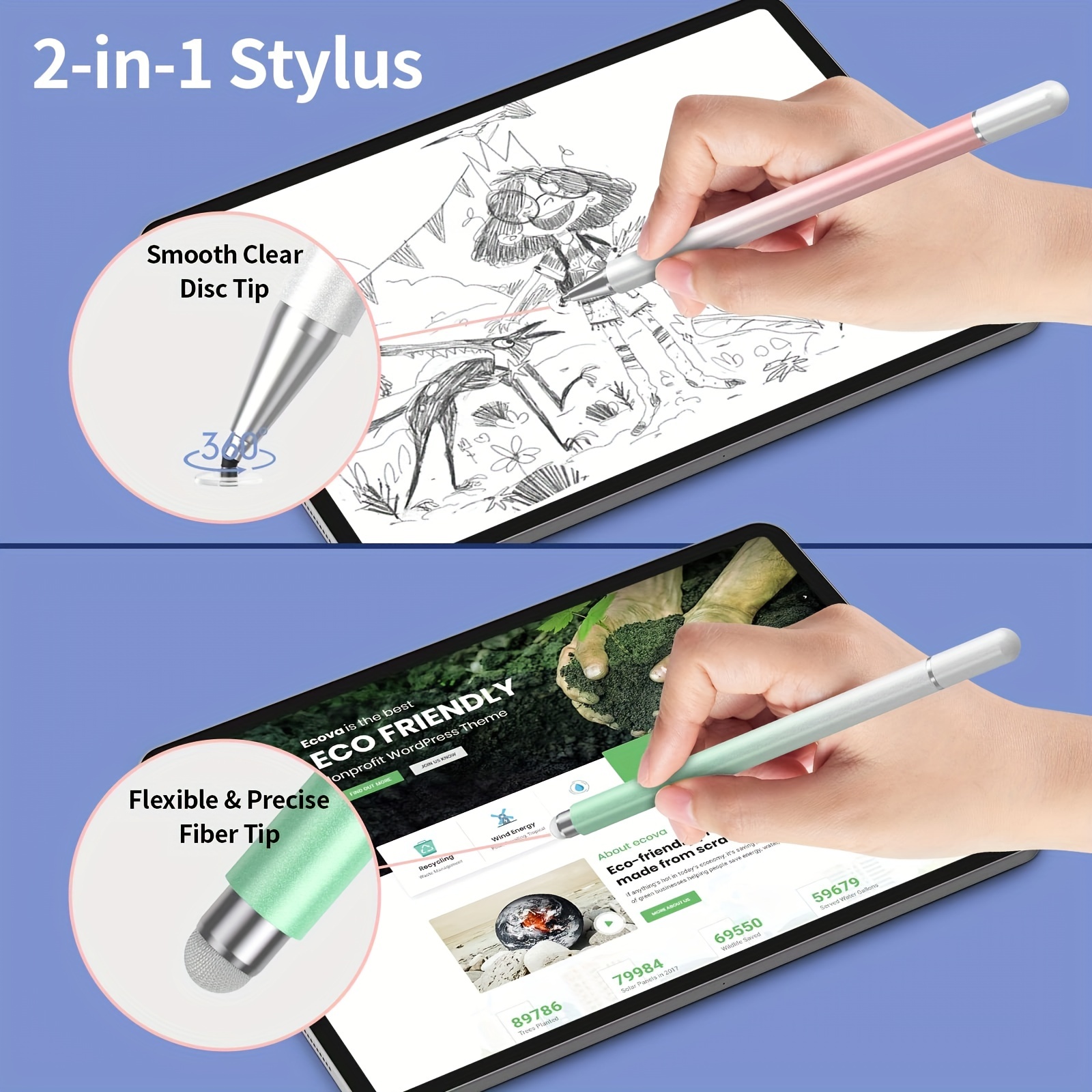 2 in 1 Universal Stylus Pen fo – Iphone Tablet Accessories Bewertung und Preis