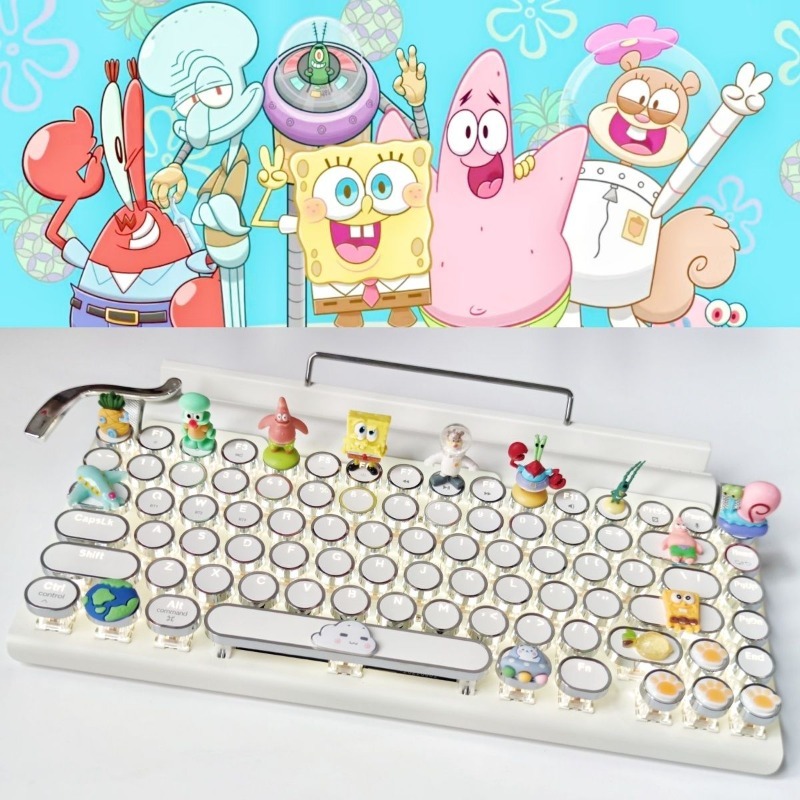 Retro SpongeBo Mechanical Keyb – Tablet Accessories Kids Bewertung und Preis
