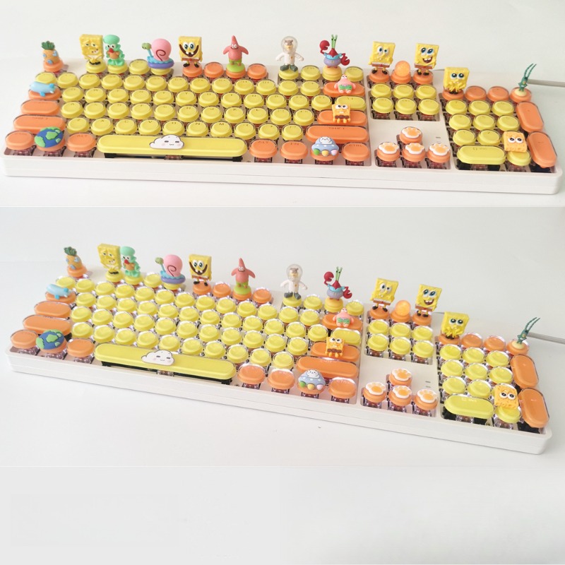 Retro SpongeBo Mechanical Keyb – Tablet Accessories Kids Bewertung und Preis