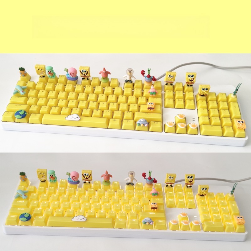 Retro SpongeBo Mechanical Keyb – Tablet Accessories Kids Bewertung und Preis