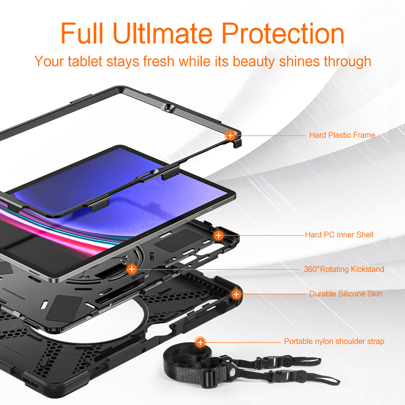 Heavy Duty Shockproof Case For – Samsung Tablet S10 Accessories Bewertung und Preis