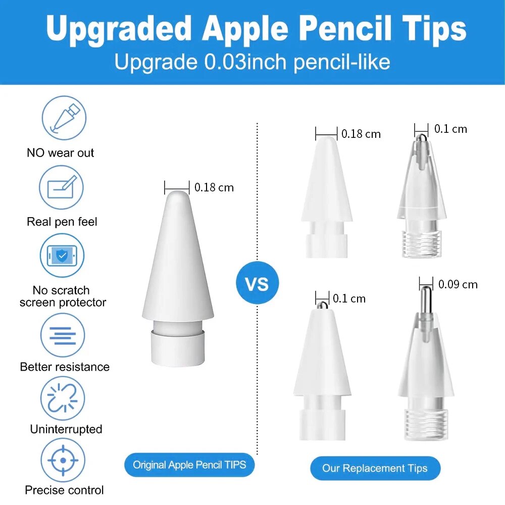 For Apple Pencil Pen Nib Penci – Tablet Accessories Kids Bewertung und Preis