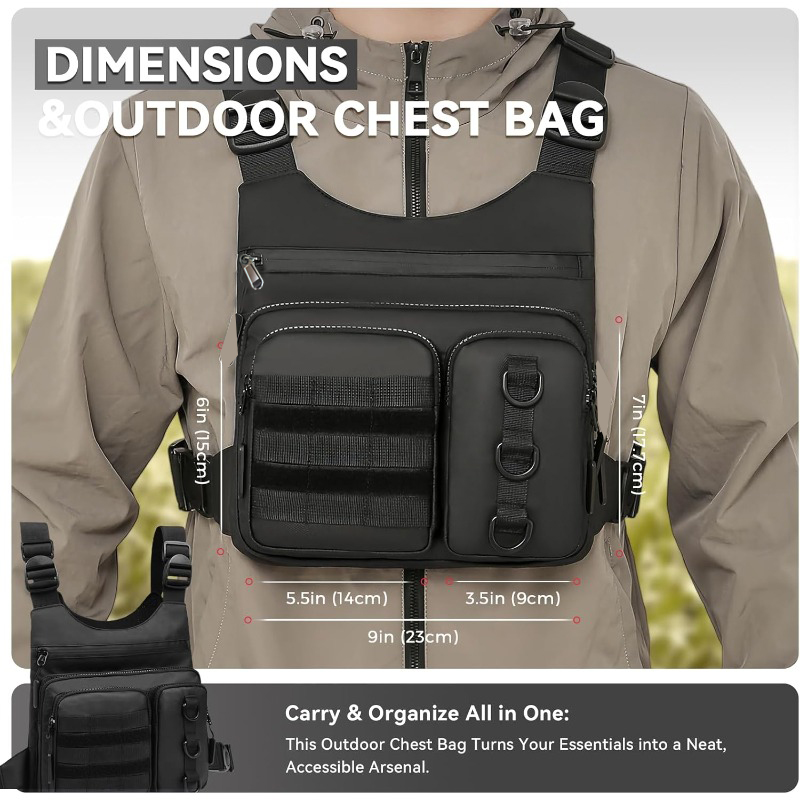 Chest bag - lightweight and hi – Tablet And Accessories Bag Bewertung und Preis