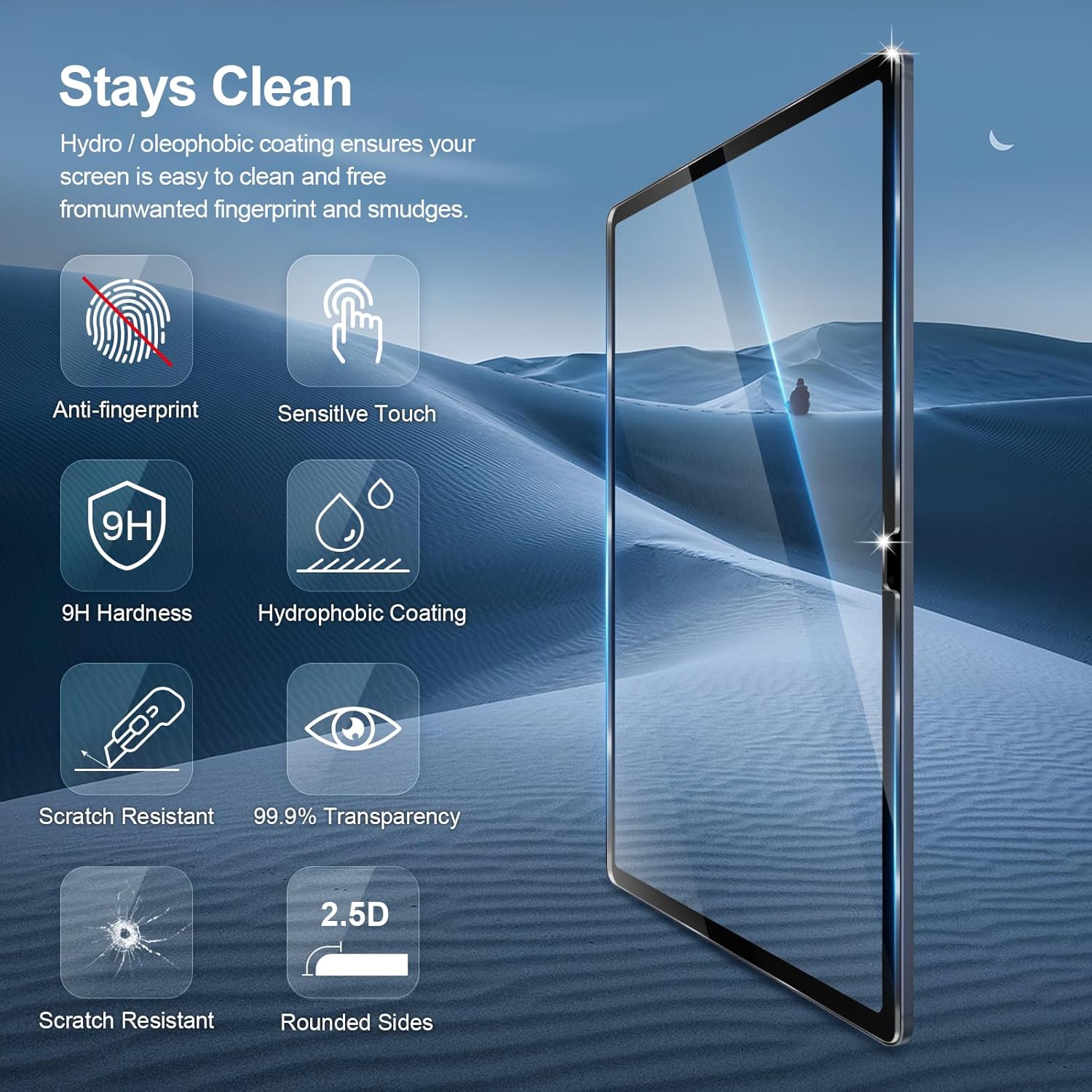 2PCS Tempered Glass Screen Pro – Samsung Tablet S10 Accessories Bewertung und Preis