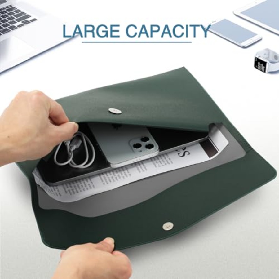 File Folder, PU Leather A4 Doc – Tablet Sleeves & Cases Ipad Accessories Bewertung und Preis