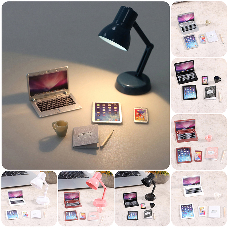 6/7Pcs/Set 1:12 Dollhouse Mini – Tablet Accessories Kids Bewertung und Preis
