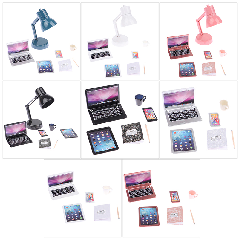 6/7Pcs/Set 1:12 Dollhouse Mini – Tablet Accessories Kids Bewertung und Preis